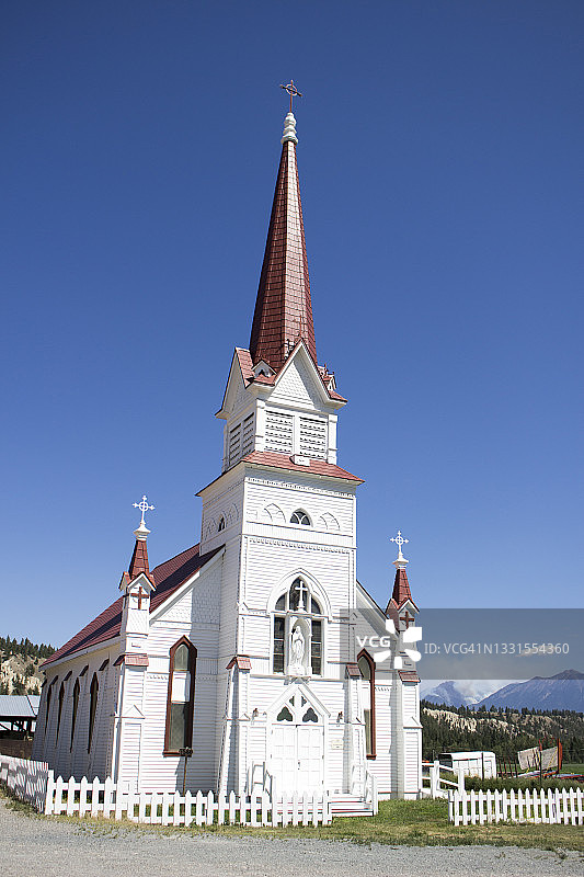 不列颠哥伦比亚省克兰布鲁克圣尤金教堂图片素材