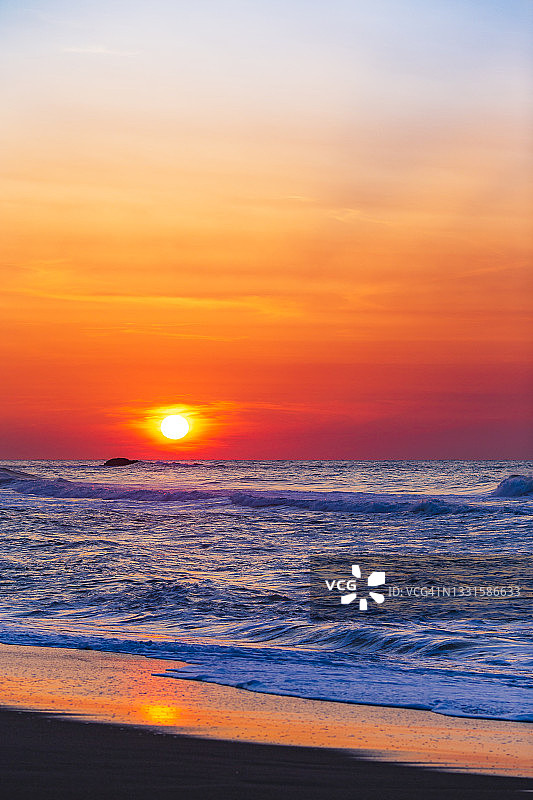 海上日落图片素材