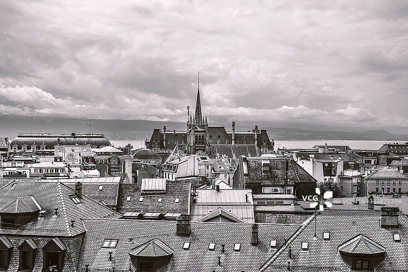 洛桑的屋顶图片素材