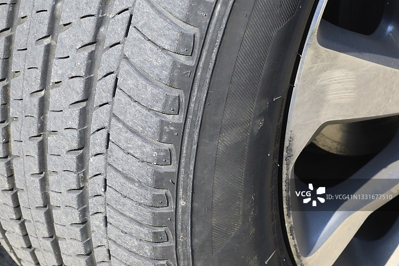 轮胎胎面特写图片素材