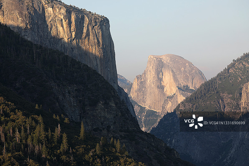 优胜美地国家公园日落图片素材