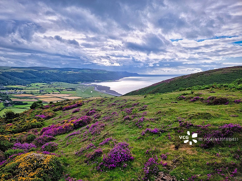 萨默塞特郡埃克斯穆尔图片素材