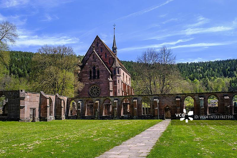 德国希尔绍修道院遗址图片素材