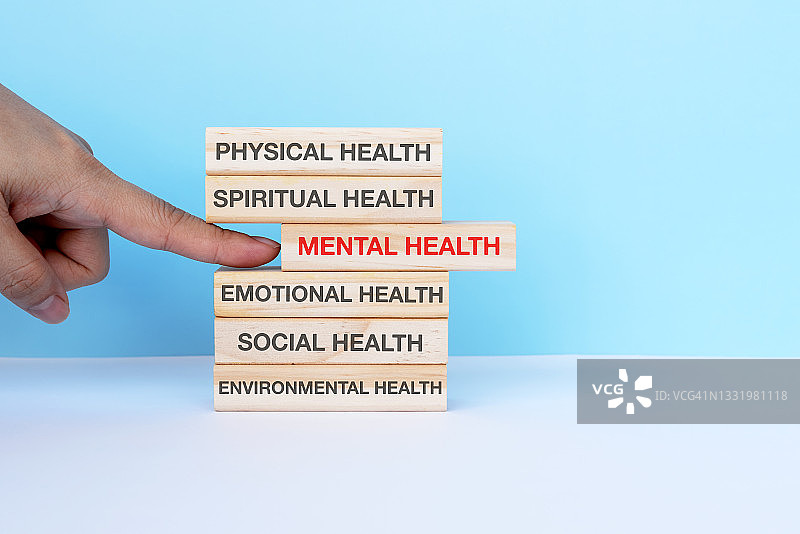 关注心理健康的类型图片素材