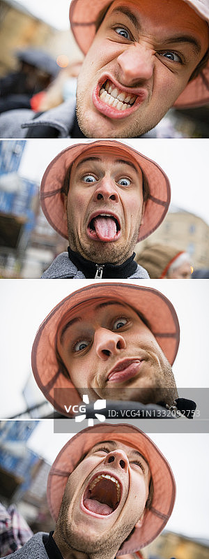 愚蠢的拼贴图片素材