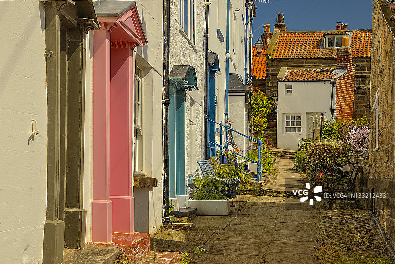 英国约克郡罗宾汉湾图片素材