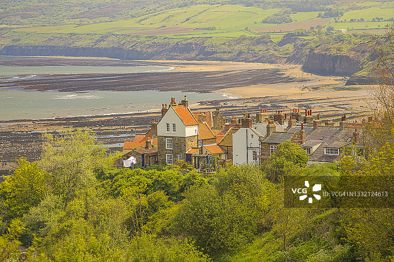 英国约克郡罗宾汉湾图片素材