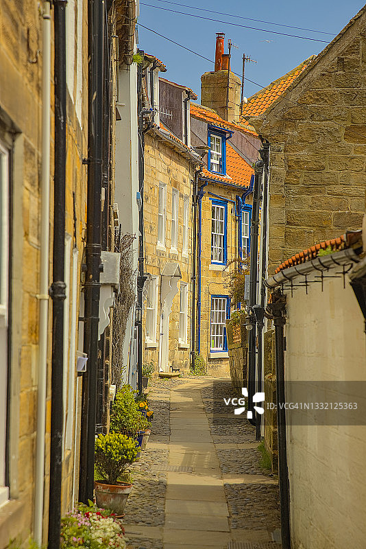 英国约克郡罗宾汉湾图片素材