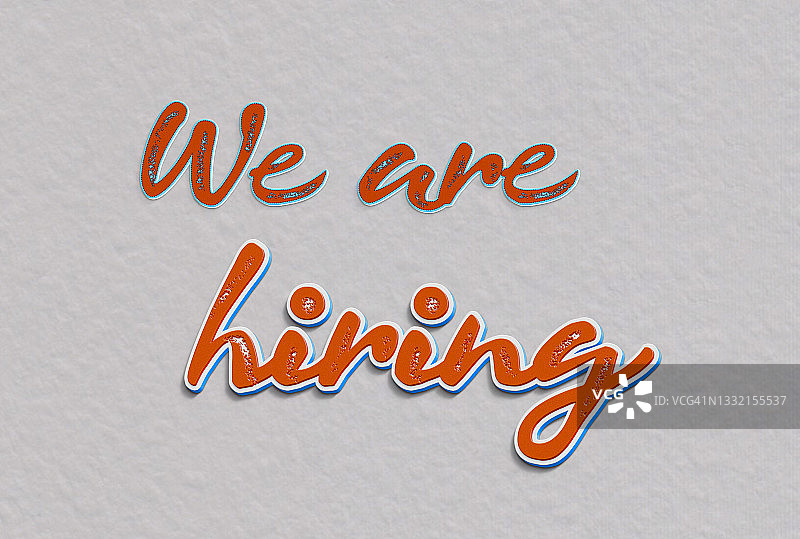 灰色背景下的招聘文字图片素材