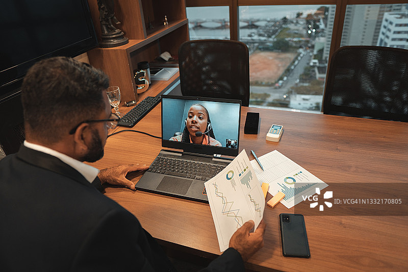 视频通话工作会议图片素材
