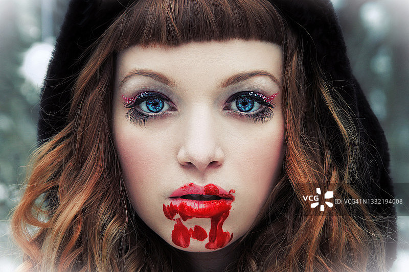 恶毒的白雪公主图片素材