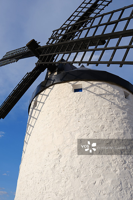 托莱多省孔苏埃格拉风车叶片细节图片素材