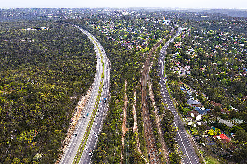 M1太平洋高速公路，悉尼图片素材
