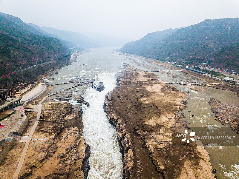 中国陕西壶口瀑布图片素材