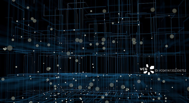 三维粒子空间图片素材