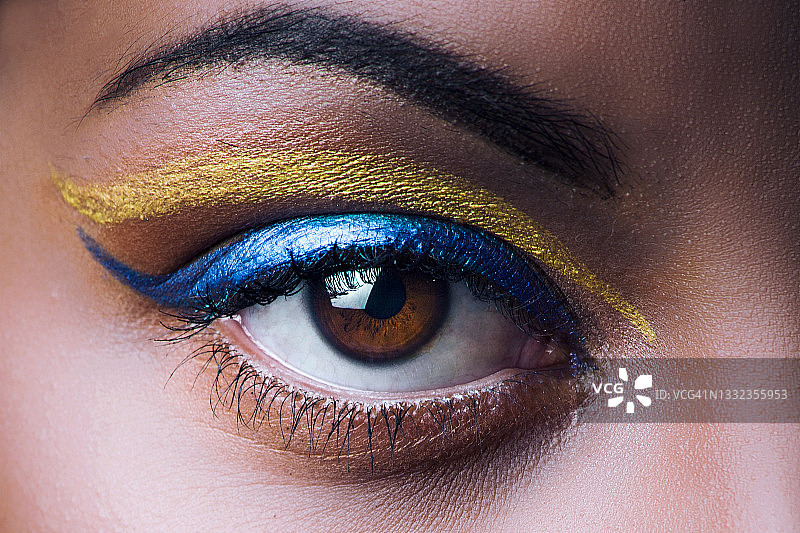 女性眼睛特写图片素材