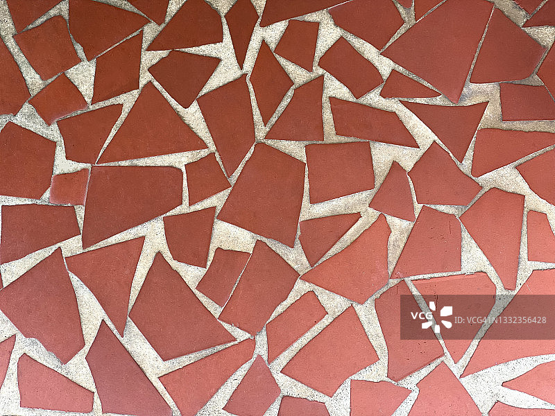 20世纪50年代的马赛克瓷砖地板图片素材