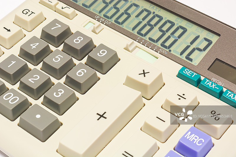 计算器按钮特写图片素材