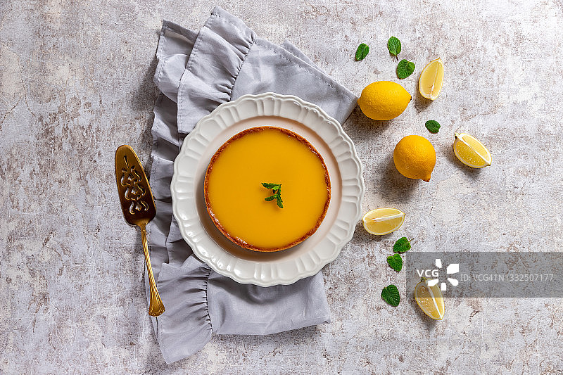 柠檬挞图片素材