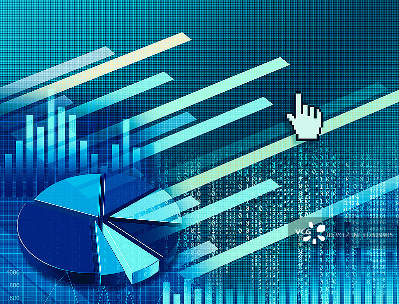 饼图和图表图片素材