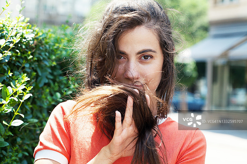 强韧的头发图片素材