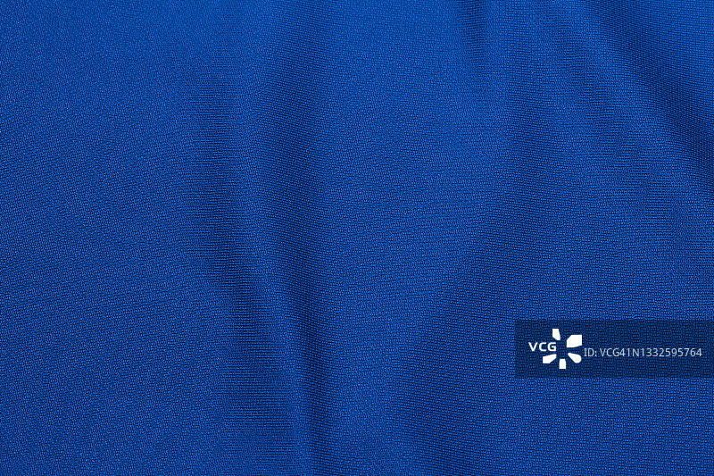 蓝色涤纶纹理面料背景图片素材
