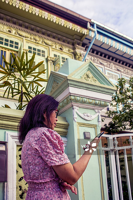 新加坡如切店屋图片素材