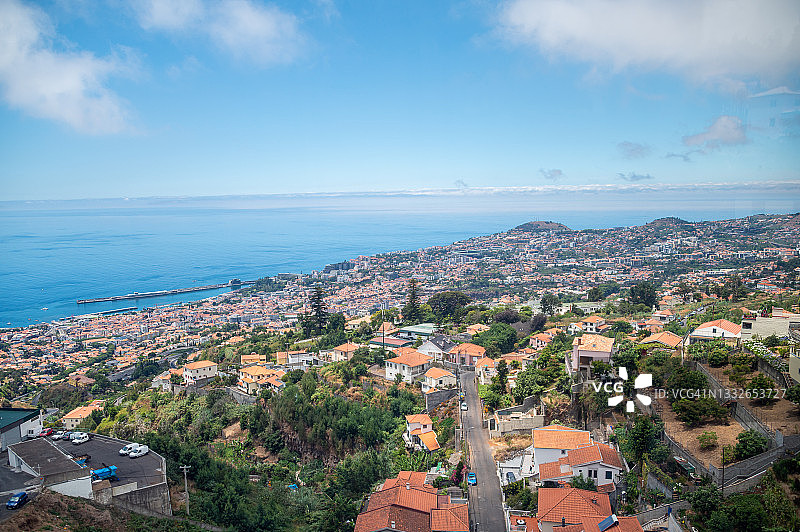 马德拉丰沙尔航拍图片素材