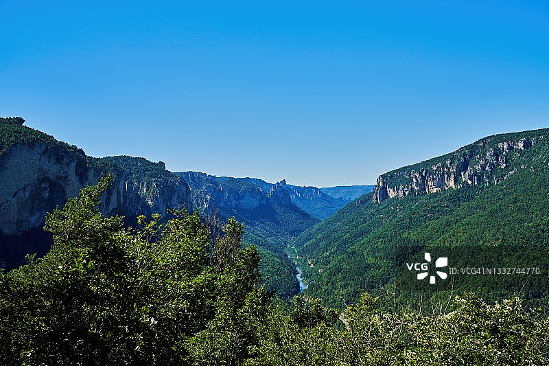 塔恩河深峡风光图片素材