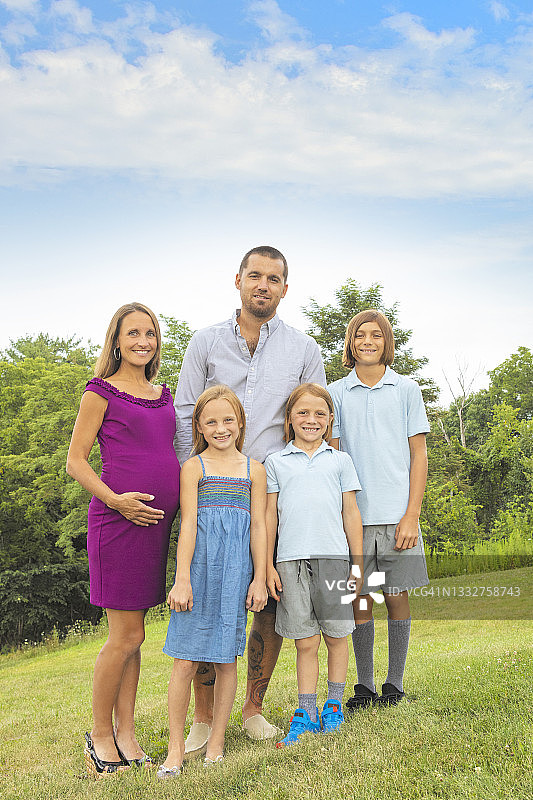 户外家庭照图片素材