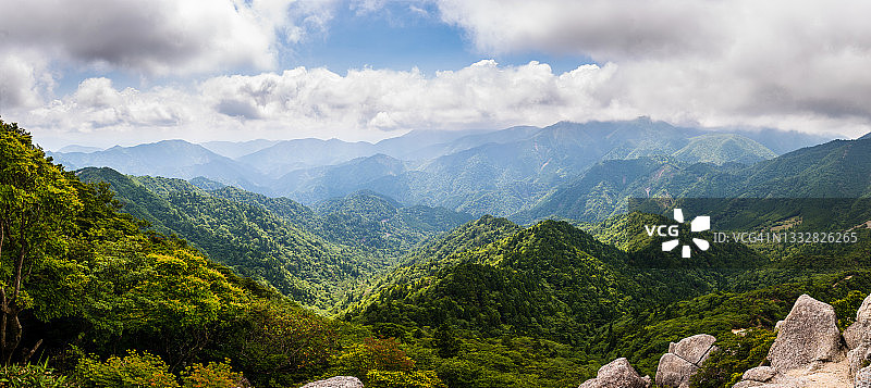 高山山区全景图片素材