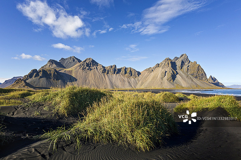 维斯特拉霍恩山，冰岛图片素材