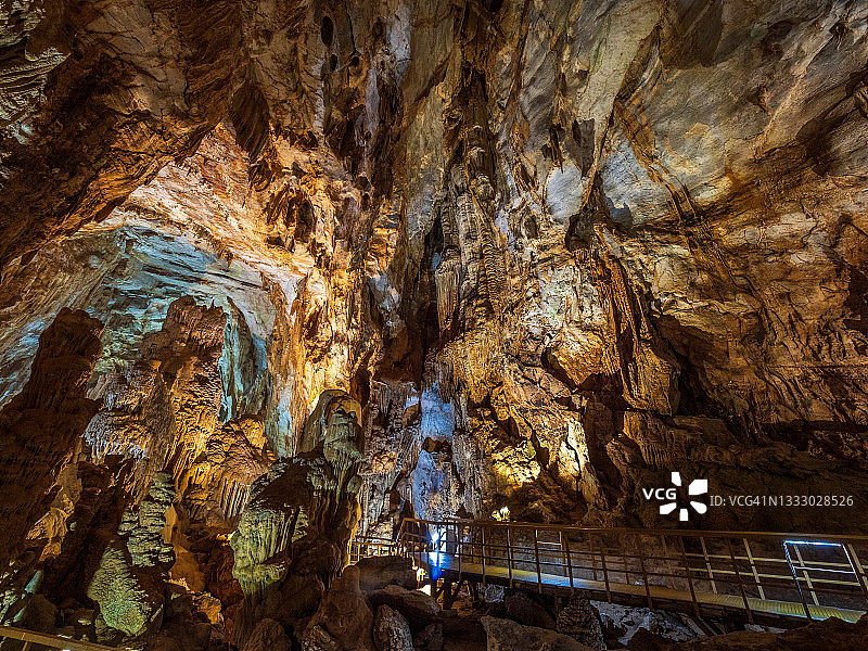 峰牙洞内部 - 联合国教科文组织世界遗产地图片素材