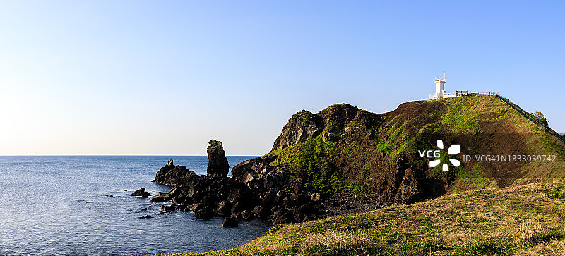 韩国济州岛涉地岬风光图片素材