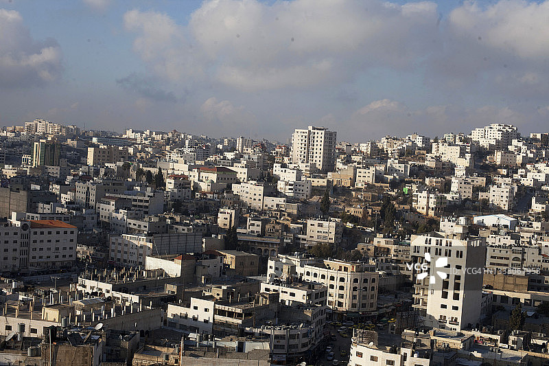 约旦河西岸城市希布伦图片素材