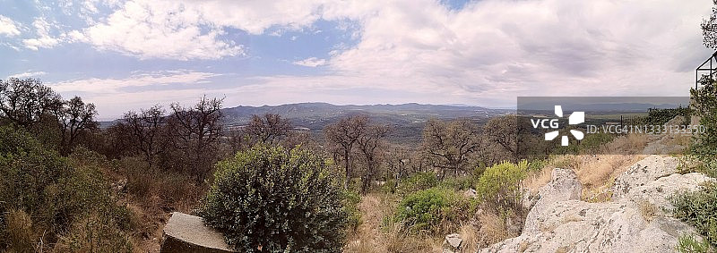 加瓦雷山全景图片素材