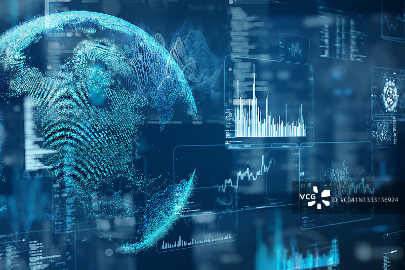 全球数据通信图片素材