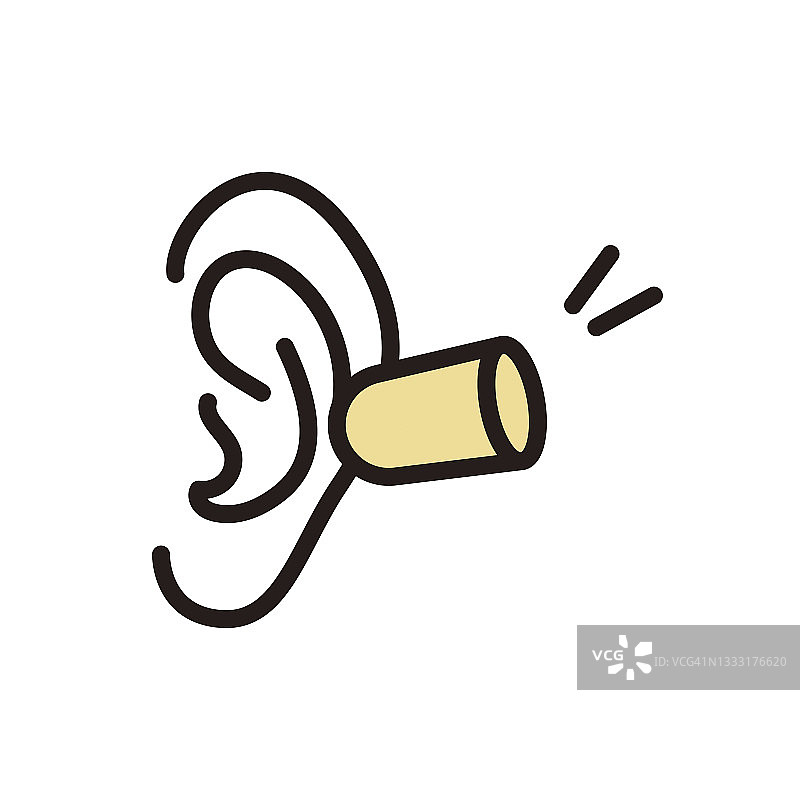 耳塞矢量图图片素材