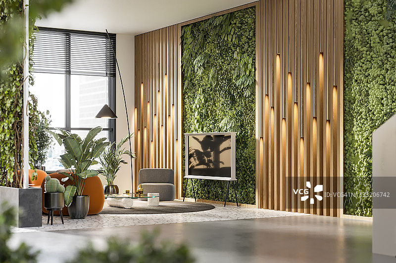 环保创意办公室会议空间图片素材