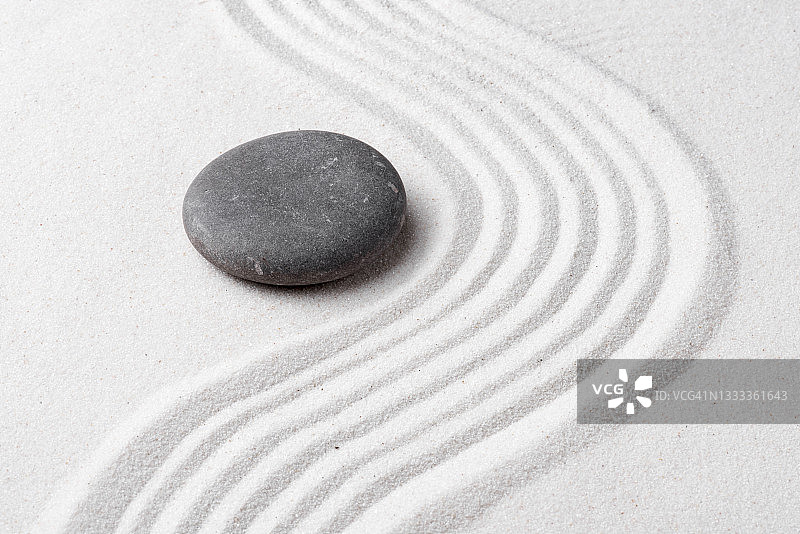 鹅卵石与沙子图片素材