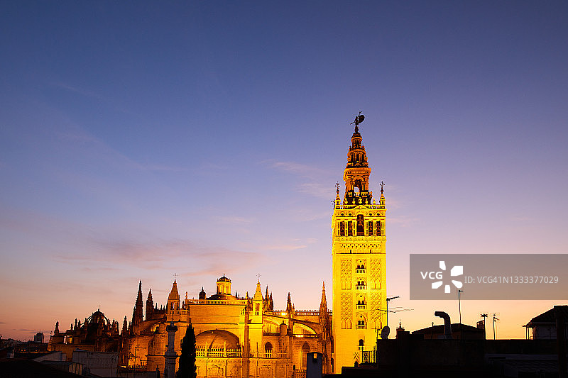 西班牙塞维利亚大教堂图片素材