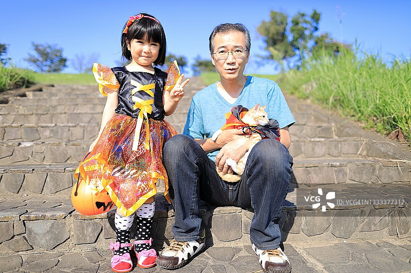 父亲和孩子图片素材