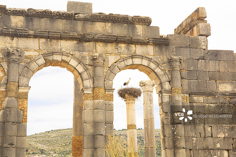 罗马遗迹景色图片素材