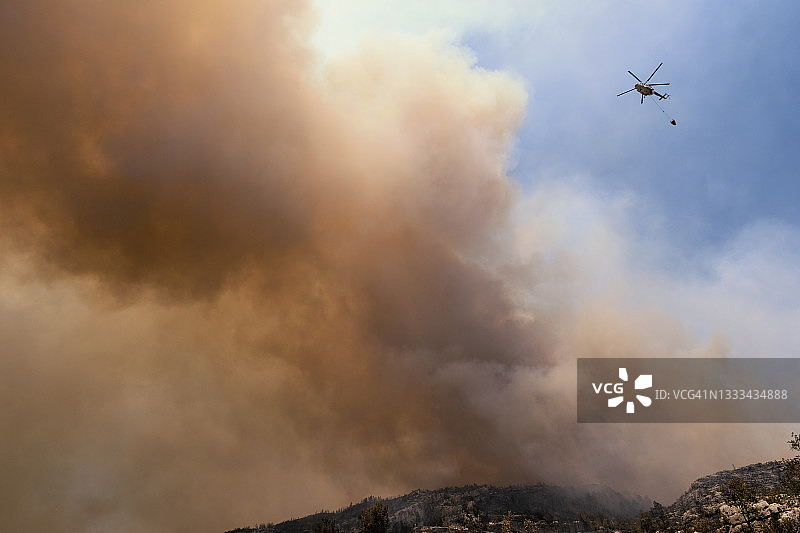 消防直升机图片素材