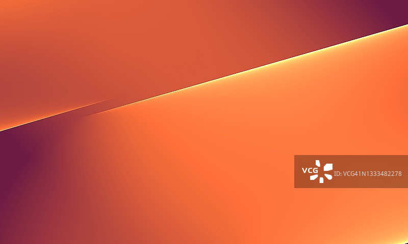 光照下堆叠的抽象橙色倾斜面图片素材