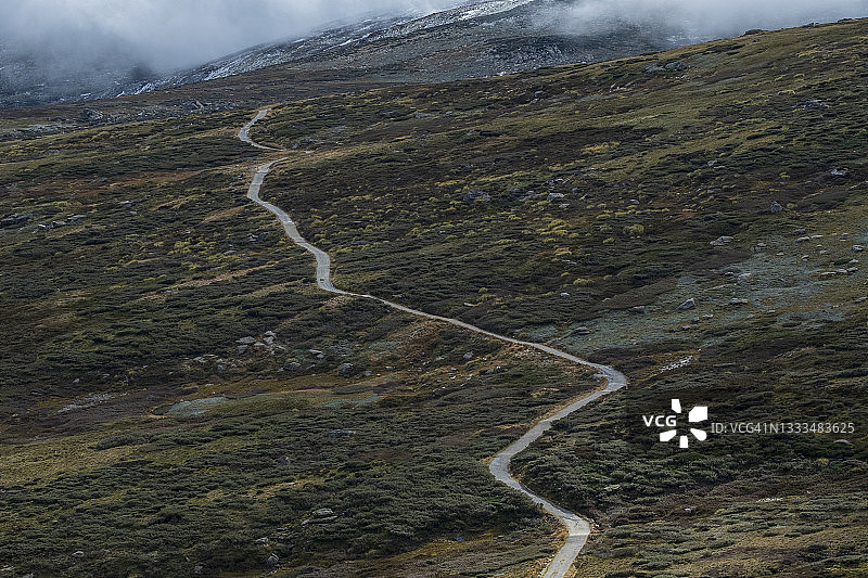 澳大利亚新南威尔士州科希丘什科国家公园夏洛特山口徒步道图片素材