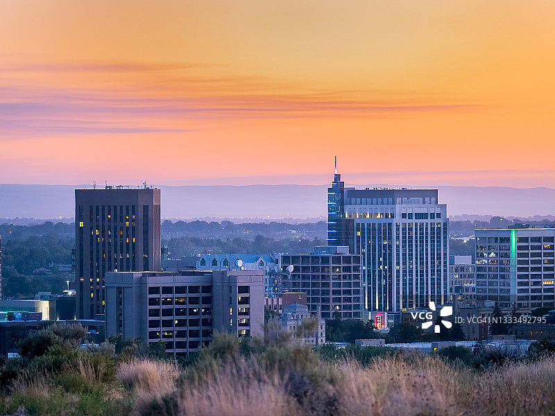 博伊西天际线图片素材