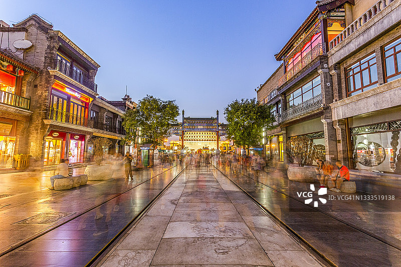 北京前门大街图片素材