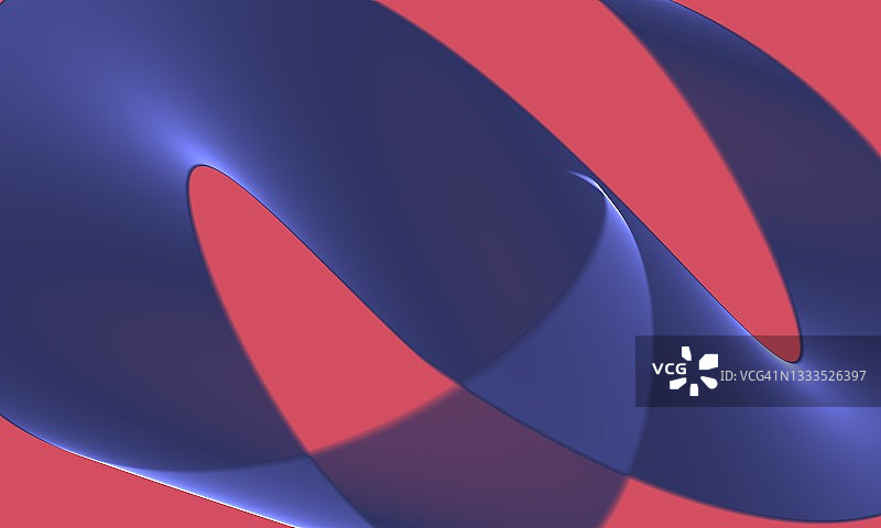 抽象红蓝曲线图案图片素材