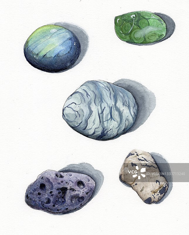 岩石类型插图图片素材